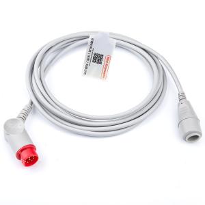 Quality ISO Multiscene Comptible Mindray IBP Cable , Reusable Blood Pressure Cable wholesale