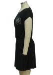T Shirt Type Printed Women'S Casual Dresses / Casual Sporty Dresses Smocking