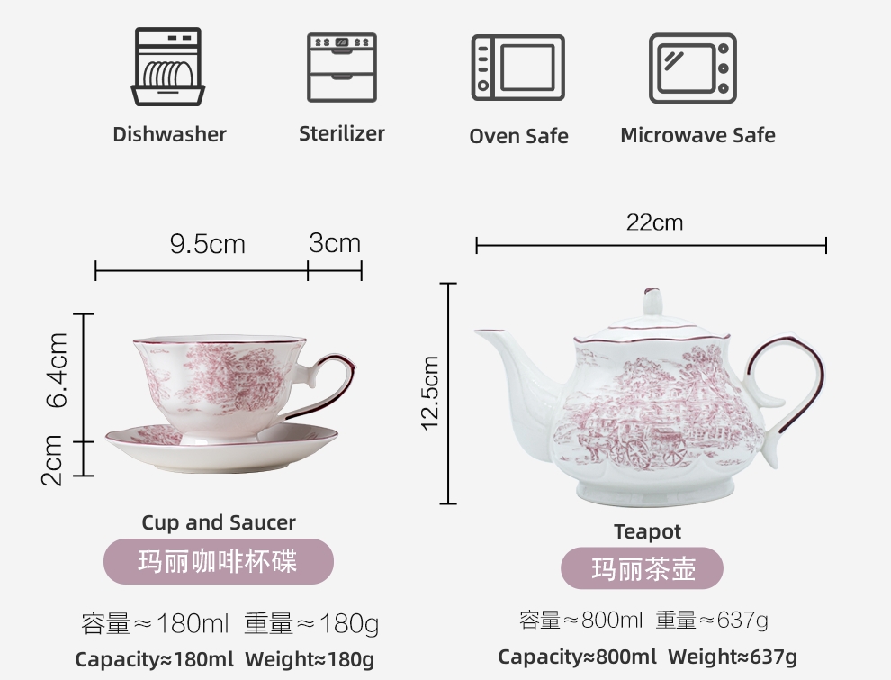 Spring Festival Ceramic Tea Cup And Saucer Set For Traditional Chinese Tea Ceremony