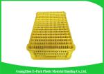 Industrial Plastic Storage Containers , Agriculture Solid Plastic Milk Crates