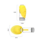 Yellow 220V-240V Dog Drink Bottle PP Light Water Bottle For Travel