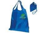 Handled Waterproof Tote Bag Blue Nylon / Polyester Foldable Shopping Bags