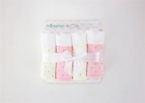Quality 4 Pack Cute Printed Baby Bath Washcloths For Newborns AZO Free Eco Friendly wholesale