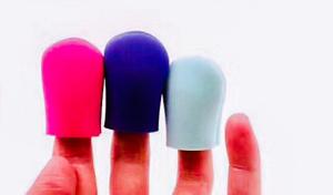 Quality wholesale hot selling soft skin-friendly colours beauty fingertip sponge wholesale