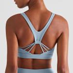 Customized Logo Adult Female Yoga Bra Padded Ladies Seamless Women Pink Sports