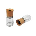 Wooden 132mm 206g 170ml Salt And Pepper Spice Grinder Mill