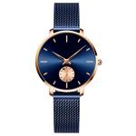 OEM Simple Wrist Watches For Ladies 2needle 33mm Diameter Zinc Alloy Case