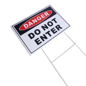 Quality Customized Coroplast Yard Signs 18 X 24 Corrugated Plastic Signs Polypropylene wholesale