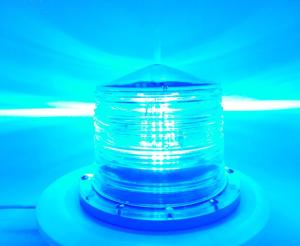 Quality IP68 Flashing Marine Navigation Lights 32.5CD Solar Energy wholesale