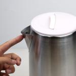 Fashion Design Cordless Electric Tea Kettle 1500W High Thermal Efficiency