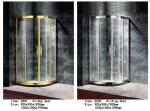 Stainless Steel Frame Shower Door Enclosures Multi Color Sector Shape Anti