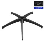 Black Durable Metal Office Chair Base Replacement Aluminum Alloy Customized