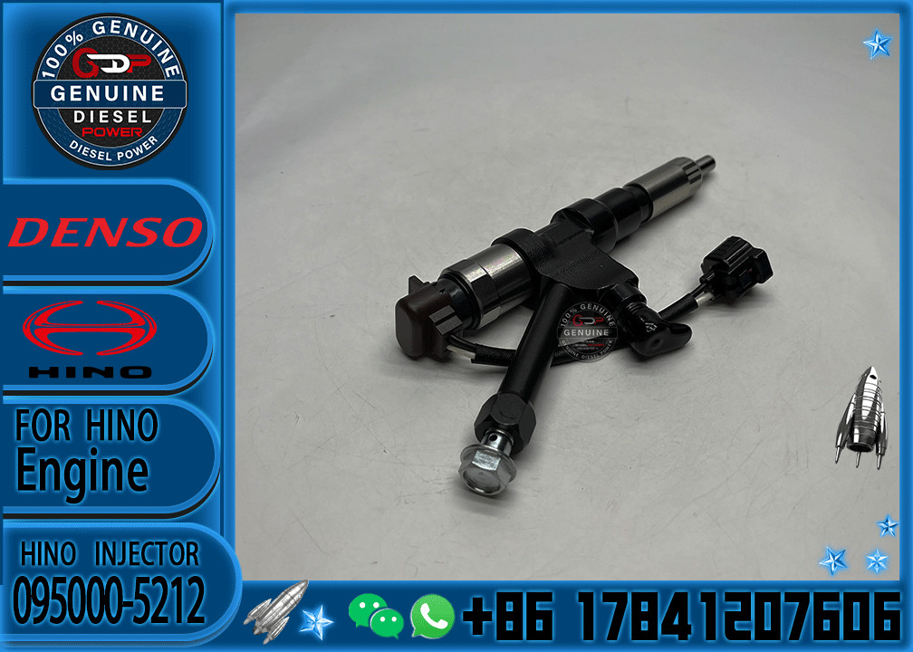 HINO P11C 23670-E0351 SK450 Nozzle 095000-5212/095000-5214 Den So Diesel Engine Parts Fuel Injector