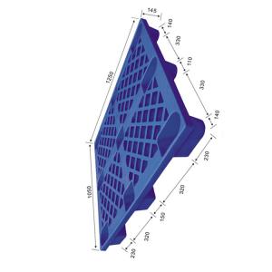 Quality HDPE Thermoformed Industrial Plastic Pallets 1250x1050 500Kg Dynamic wholesale