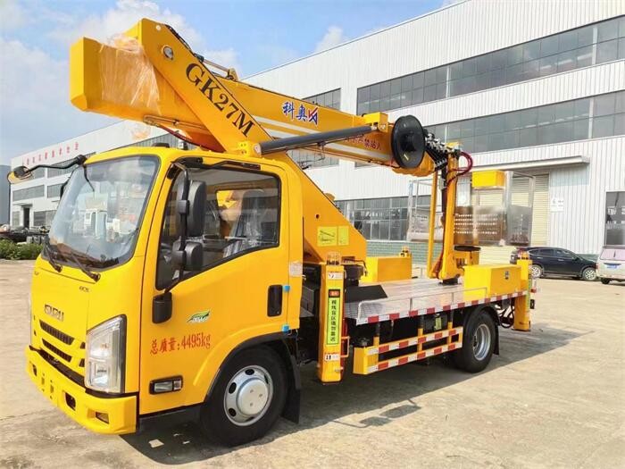 27m Emission Standard Aerial Working Truck With Max Speed 90km/H