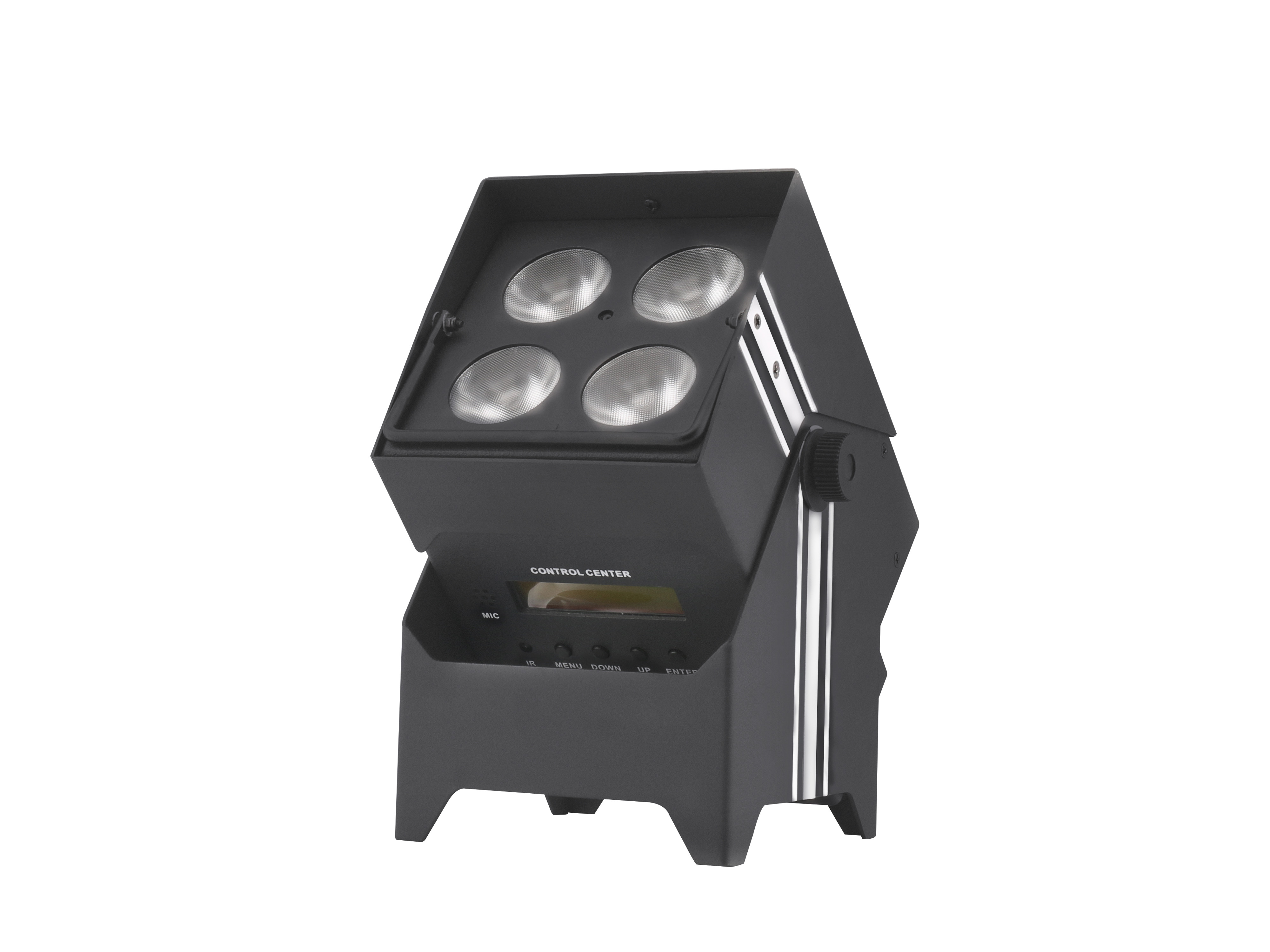 6PCS*8W RGBWA 5 IN 1 4PCS Battery LED Par Can Stage Light