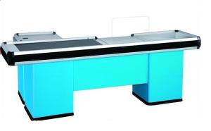 Quality Convenience Store / Grocery Store Checkout Counter , Automatic Checkout Cashier Counter Table wholesale