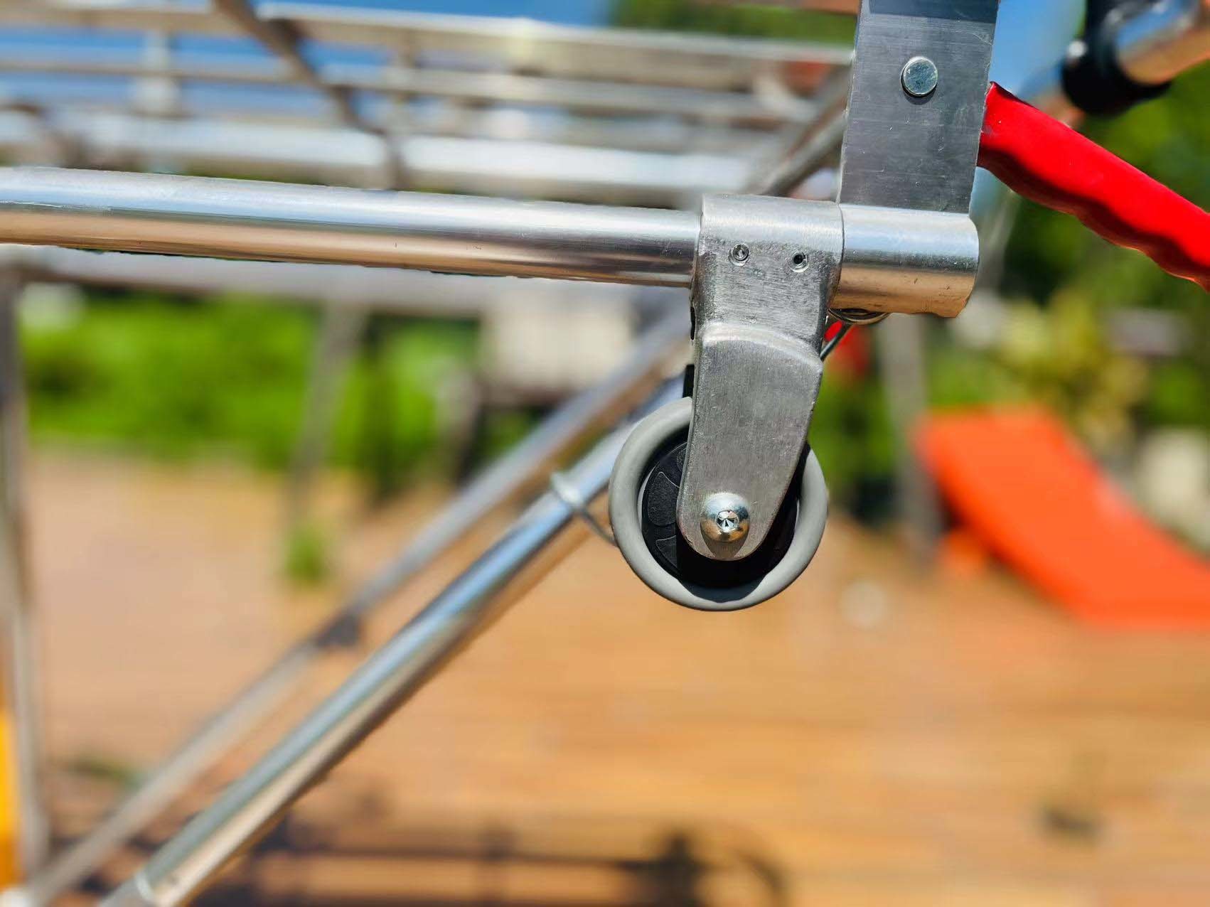 Aluminum Alloy Foldable Ambulance Stretcher Leg Adjustment For Transporting Wounded