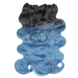 Quality #T1B/Blue Body Wave Remy Human Hair Bundles Sew In Weave Bundles Brazilian Bundle Deals wholesale