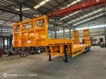 3 Axles 60 Tons Heavy Duty Low Bed Semi Trailer