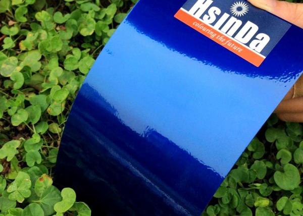 Blue Candy Powder Coat Paint , Electrostatic Thermoset Epoxy Polyester Powder