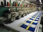 Strong 3D Effect Used Multi Head Embroidery Machines , Tajima Embroidery