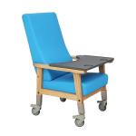 Padded Foam Wooden Healthcare Patient Recliners For Leather Seat And Interior