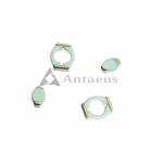 Custom 95% 96% Electrical Ceramic Plate With Gold-Plated