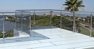 Quality Balcony 40x40mm 2205 316L Handrail Glass Balustrade wholesale