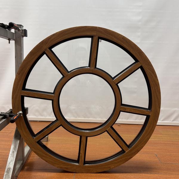 Powder Coating Windproof Aluminum Circle Windows Customized Round Aluminium