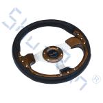 Golf Cart Racing Woodgrain Steering Wheel For Club Car, EZGO, And Yamaha