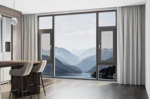 Quality Powder Sprayed Aluminum Awning Windows for Office Soundproof Insulation wholesale