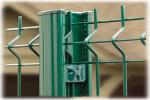 50x200mm 3D Curved Wire Mesh Fence PVC Coated Fencing Customized