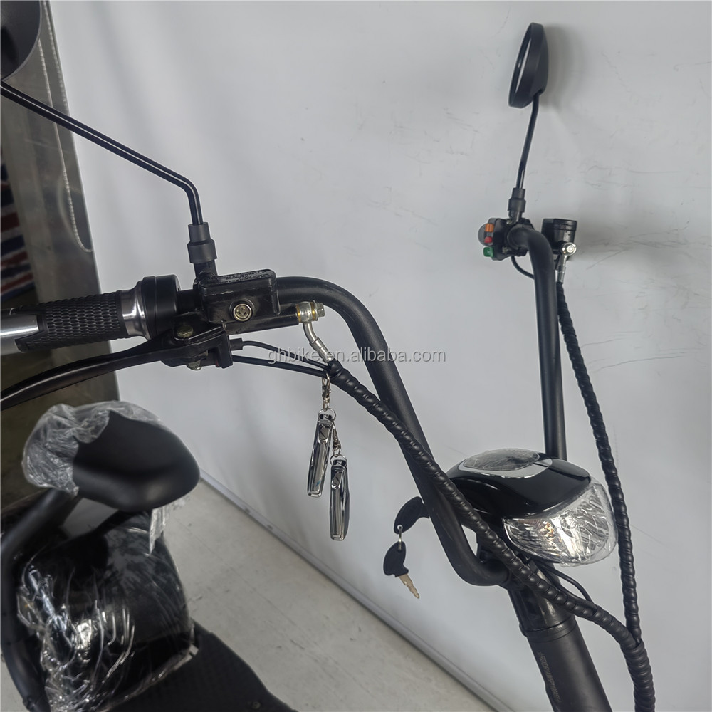18 inch Adult Unisex Chopper Electric Scooter with Rear Hub Motor and Single Speed