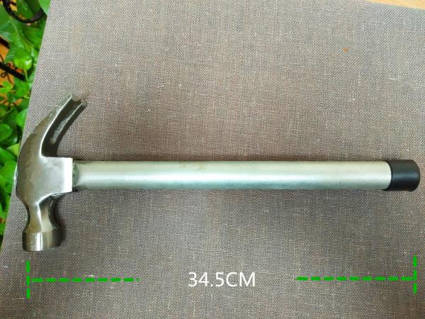 16OZ Claw hammer/Nail hammer(XLSP-0022) with 34.5cm steel tube handle and