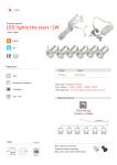LED Spotlight Kit Bean Angle 90 degree 110 / 220AVC Dimming Power Supply Bridge
