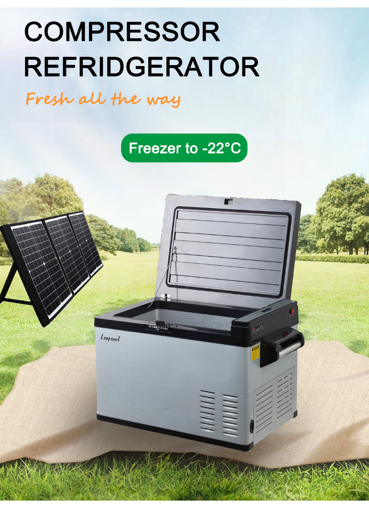 Solar Fridge And Car Mini Fridge 220v 12v And Portable Car Fridge Freezer