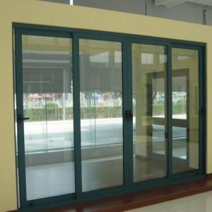 Quality Office Double Glazed Aluminium Sliding Doors Villa ISO9001 wholesale