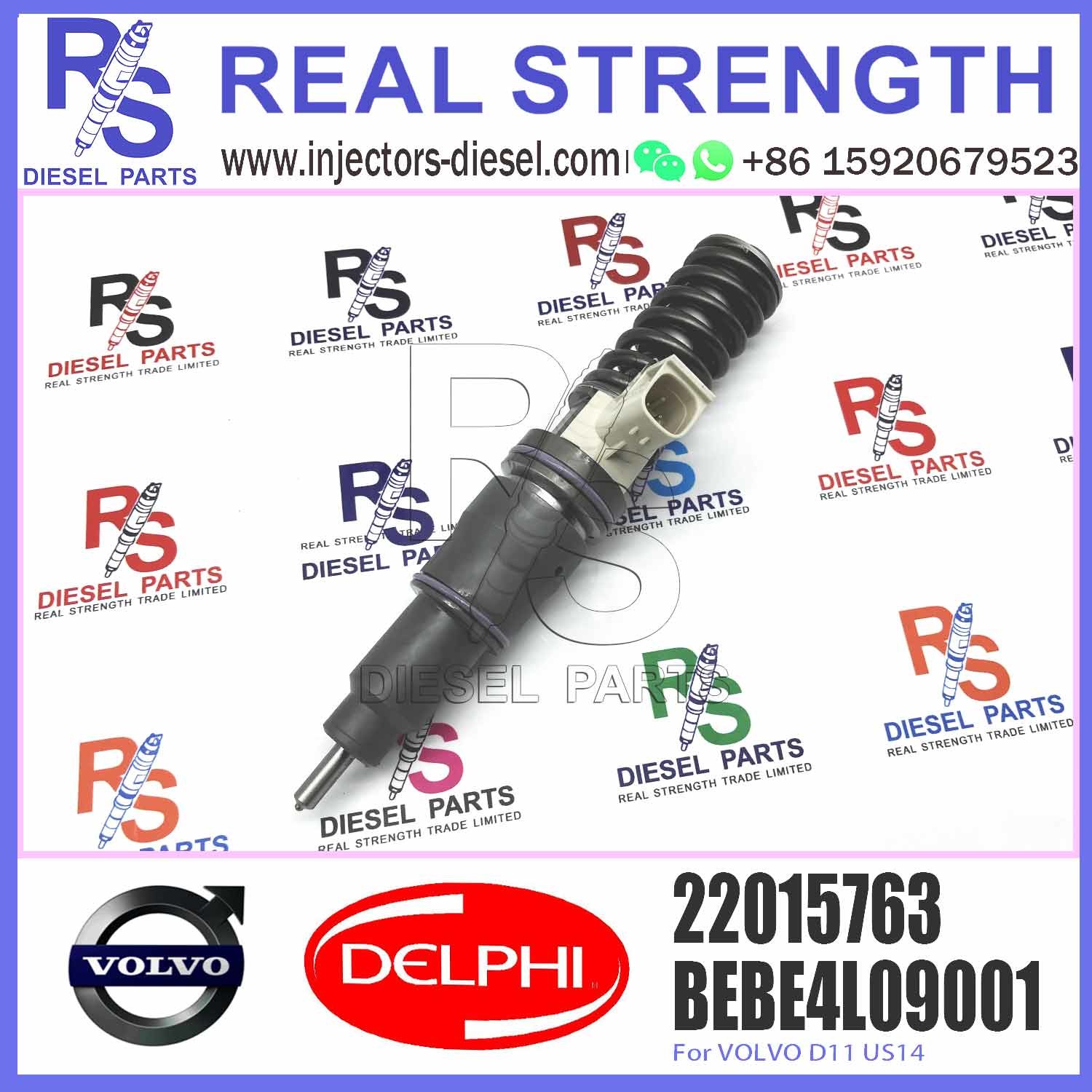 High quality common rail injector 22015763 diesel injector Engine BEBE4L09001 For Diesel Engine