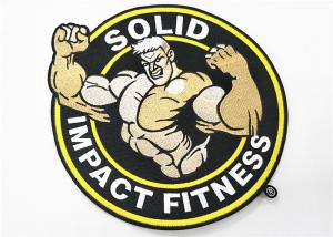 Quality Large Size Sports Team Patches 100% Embroidery Cool Strong 3D Effect wholesale