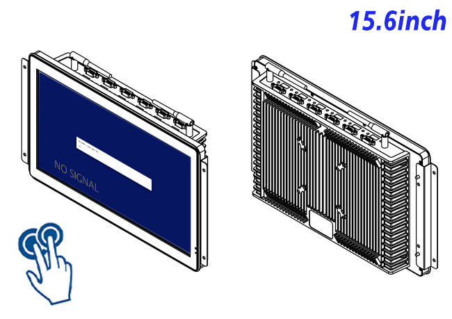 15.6-Inch Touch Screen for Retail Kiosks and Equipment Control