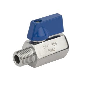 Quality Manual Driving Mode Sanitary Stainless Steel Mini Ball Valve for Household Needs Pn63 wholesale