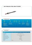 Stainless steel pneumatic Cylinder/Stainless