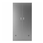 2 Doors Stainless Steel Cabinet Clothes Storage Locker For Locker Room