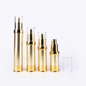 Quality Plastic Vacuum Cosmetic Face Cream Pump Bottle With Clear Cap 10ml - 30ml wholesale