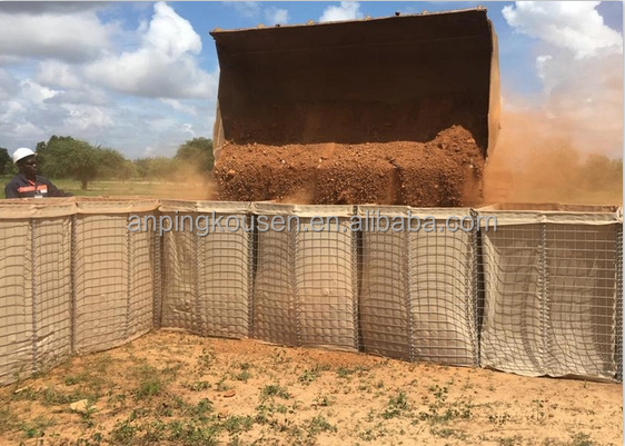 Hexagonal Zinc Coated Landscape Stone Cage 200x100x50 Welded Gabion Basket Fence