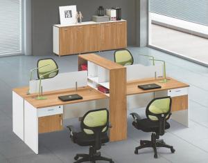 Quality modern 4 seats office workstation in warehouse in Foshan wholesale