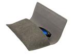 Grey Leopard Print OEM ODM PU Leather Glasses Case