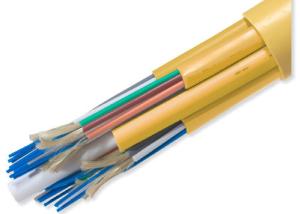 Quality Industrial 16 - 144 Strand Indoor Fiber Optic Cable By The Foot , Flame Retardant wholesale