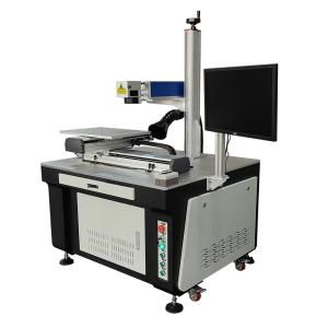 Quality KEYILASER Large Format Fiber Marker 30W 50W XY Motorized High Reflective Material Fiber Laser Engraving Marking Machine wholesale